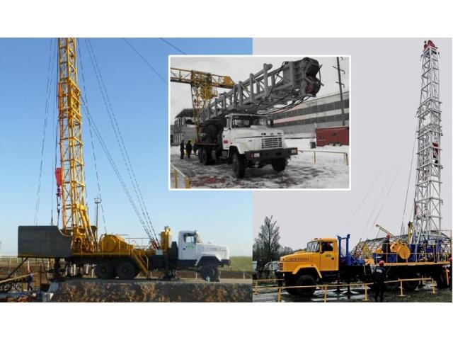 Mobile drilling rigs with load capacity from 50 to 200 tons